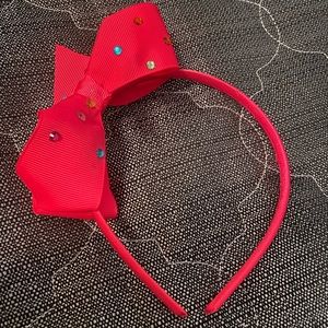 🎀2/8$🎀 magenta gem ribbon headband